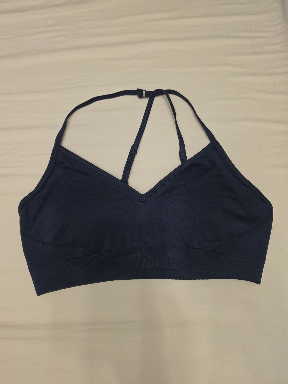 Soft Support Navy Bralette with Adjustable Straps